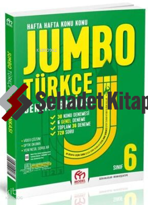 Model Eğitim Yayıncılık 6. Sınıf Jumbo Türkçe Deneme Bankası