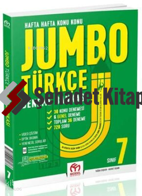 Model Eğitim Yayıncılık 7. Sınıf Jumbo Türkçe Deneme Bankası | Kolekti
