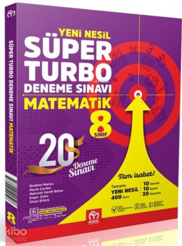 Model Eğitim Yayınları 8. Sınıf Matematik Süper Turbo Deneme Sınavı | 