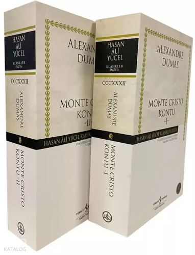 Monte Cristo Kontu - 2 Kitap Takım | Alexandre Dumas | Türkiye İş Bank