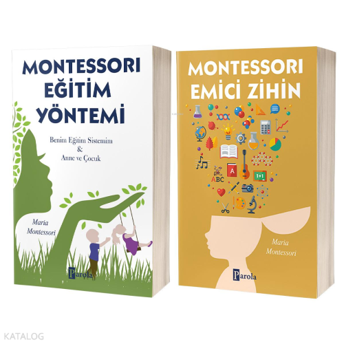 Montessori Serisi Seti - 2 Kitap Takım | Maria Montessori | Parola Yay