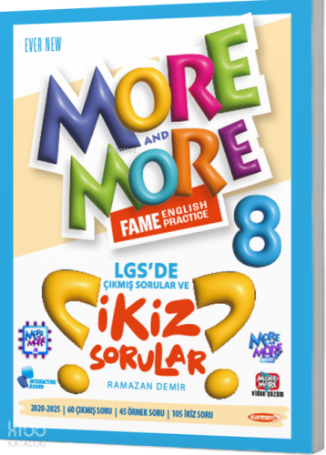 More & More 8. Sınıf LGS de Çıkmış Sorular ve İkiz Sorular | Ramazan D
