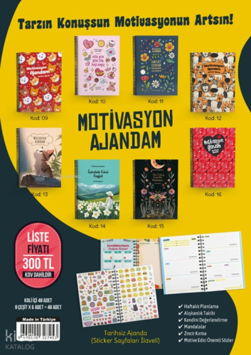 Motivasyon Ajandam | Kolektif | Geleceğin Yıldızları Yayınları