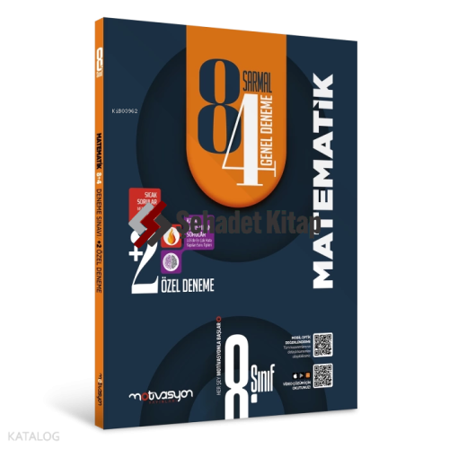 Motivasyon Yayınevi 8.Sınıf 12'li Matematik Denemeleri(8 Sarmal-4 Genel+2 Özel Deneme)