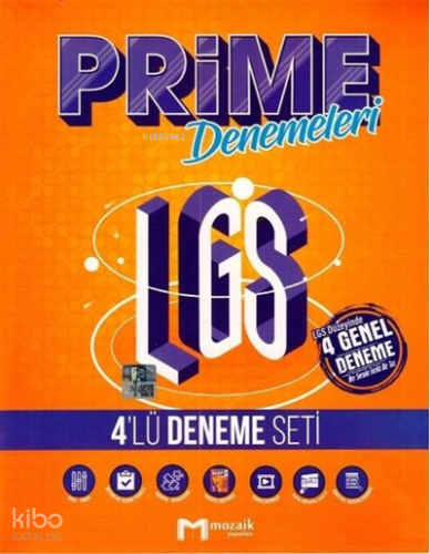 Mozaik 8.Sınıf Mozaik Prime Denemeleri 4 Lü - 2021 | Kolektif | Mozaik