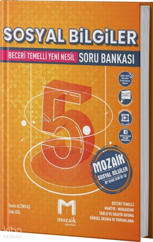 Mozaik Yayınları 5. Sınıf Sosyal Bilgiler Soru Bankası | Yasin Altınta