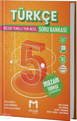 Mozaik Yayınları 5. Sınıf Türkçe Soru Bankası | Bilhan Uğurlu | Mozaik