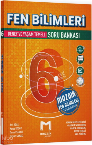 Mozaik Yayınları 6. Sınıf Fen Bilimleri Soru Bankası | Kolektif | Moza
