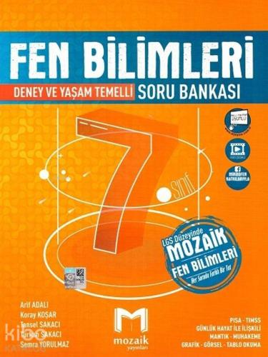 Mozaik Yayınları 7. Sınıf Fen Bilimleri Deney ve Yaşam Temelli Soru Ba