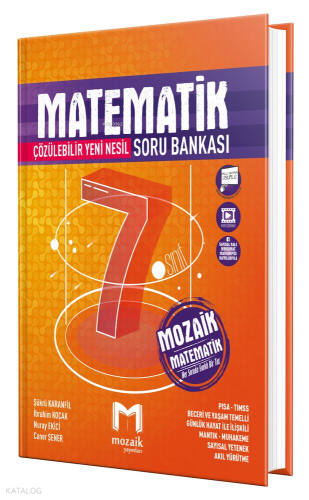 Mozaik Yayınları 7. Sınıf Matematik Soru Bankası | Kolektif | Mozaik (