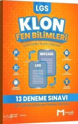 Mozaik Yayınları 8. Sınıf LGS Fen Bilimleri Klon 13 Deneme | Tansel Sa