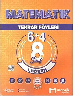 Mozaik Yayınları 8. Sınıf Matematik 6 + 1 Tekrar Föyleri Özel Baskı | 