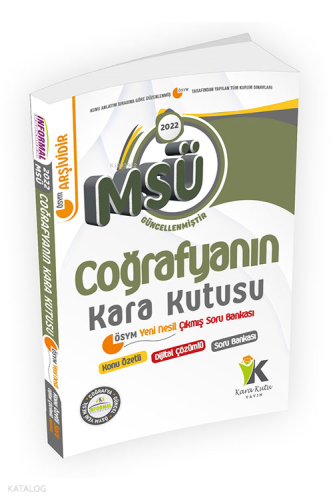 MSÜ Coğrafyanın Kara Kutusu Konu Özetli Dijital Çözümlü Çıkmış Soru Bankası