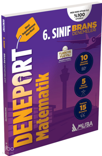 Muba 6. Sınıf Deneport Matematik Branş Denemesi