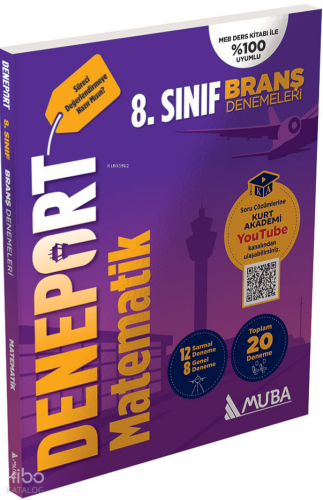 Muba 8. Sınıf Deneport Matematik Branş Denemesi