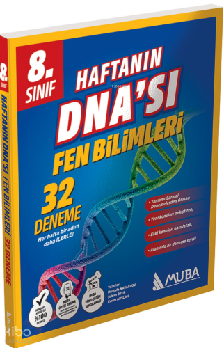 Muba 8.Sınıf Haftanın DNA'sı 32 'li Fen Bilimleri Deneme
