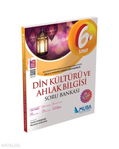 Muba Yayınları 6. Sınıf Din Kültürü ve Ahlak Bilgisi Soru Bankası Muba