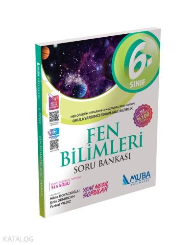 Muba Yayınları 6. Sınıf Fen Bilimleri Soru Bankası Muba