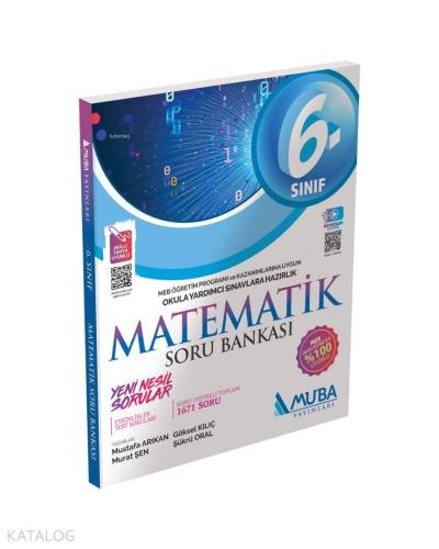 Muba Yayınları 6. Sınıf Matematik Soru Bankası Muba