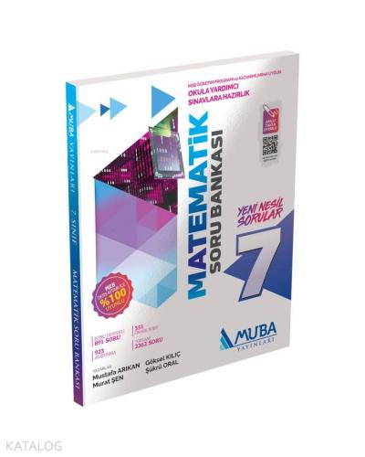 Muba Yayınları 7. Sınıf Matematik Soru Bankası Muba