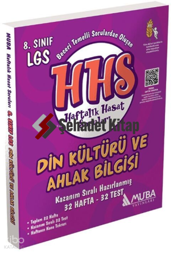 Muba Yayınları 8. Sınıf Din Kültürü ve Ahlak Bilgisi Haftalık Hasat Soruları