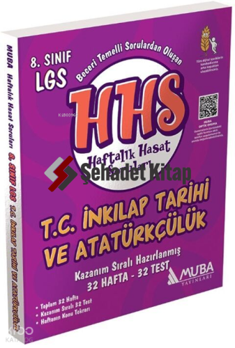 Muba Yayınları 8. Sınıf T.C. İnkılap Tarihi ve Atatürkçülük Haftalık Hasat Soruları