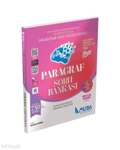 Muba Yayınları KPSS ALES DGS YKS Paragraf Soru Bankası Muba