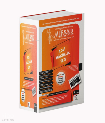 Müessir Adli Hakimlik Çıkmış Soru Bankası