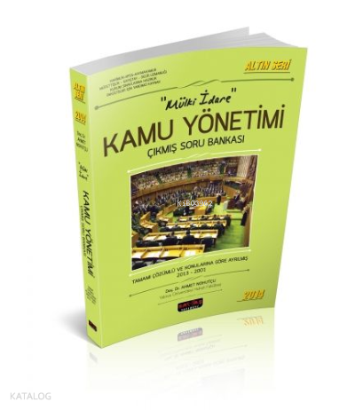 Mülki İdare Kamu Yönetimi Çıkmış Soru Bankası | Ahmet Nohutçu | Savaş 