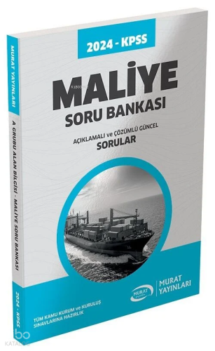 Murat 2024 KPSS A Grubu Maliye Soru Bankası Çözümlü Murat Yayınları | 
