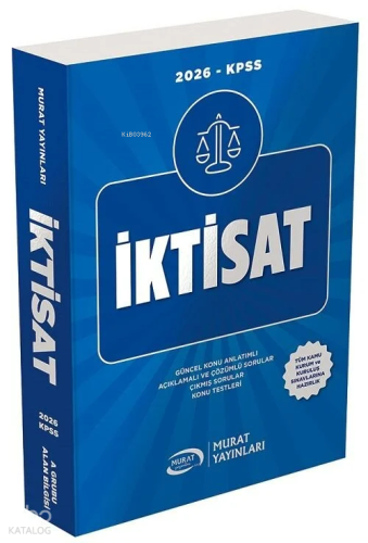 Murat Yayınları  2026 KPSS A Grubu İktisat Konu Anlatımlı