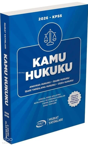 Murat Yayınları 2026 KPSS A Grubu Kamu Hukuku Konu Anlatımlı Murat Yayınları