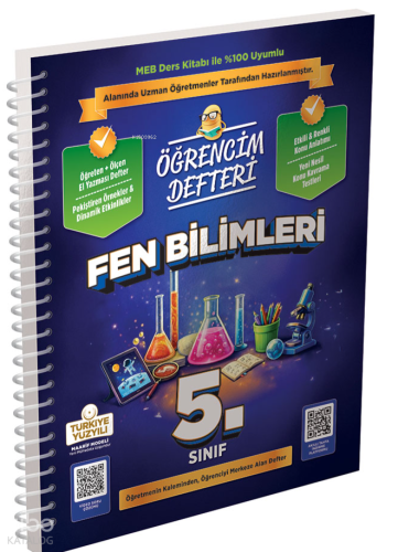 Murat Yayınları 5.Sınıf Fen Bilimleri Öğrencim Defteri | Kolektif | Mu