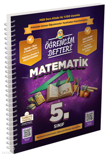 Murat Yayınları 5.Sınıf Matematik Öğrencim Defteri | Kolektif | Murat 