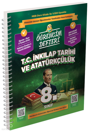 Murat Yayınları 8.Sınıf T.C. İnkılap Tarihi ve Atatürkçülük Öğrencim D