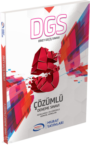 Murat Yayınları DGS 5 Çözümlü Deneme Sınavı | Kolektif | Murat Yayınla