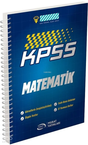 Murat Yayınları KPSS Matematik Defteri