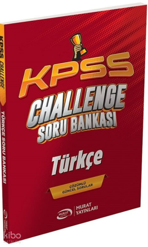 Murat Yayınları KPSS Türkçe Challenge Soru Bankası Çözümlü
