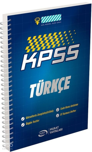 Murat Yayınları KPSS Türkçe Defteri