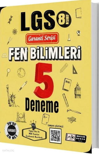 Mutlak Değer 8. Sınıf LGS Fen Bilimleri 5 Deneme Çözümlü Garanti Seris