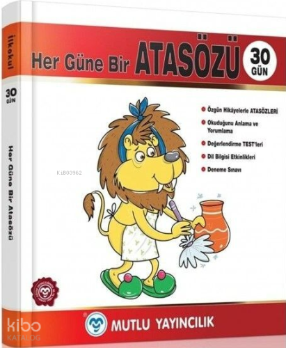 Mutlu Her Güne Bir Atasözü (1.Seviye) | Kolektif | Mutlu Yayıncılık (H