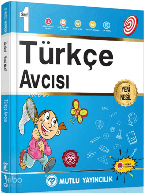 Mutlu Yayıncılık 1. Sınıf Türkçe Avcısı Soru Bankası Video Çözümlü | K