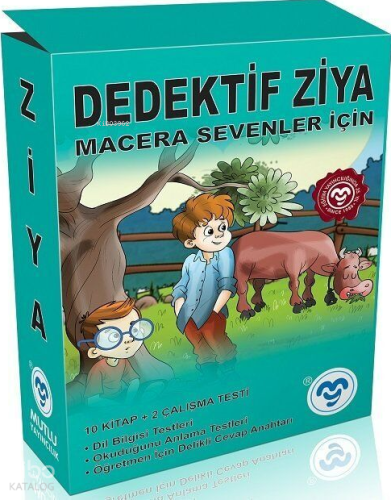 Mutlu YayıncılıK 4. Sınıf Dedektif Ziya Hikaye Seti (10 Kitap - 2 Çalı