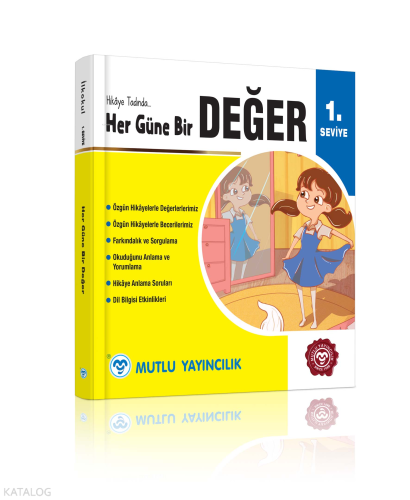 Mutlu Yayıncılık Her Güne Bir Değer 1. Seviye | Kolektif | Mutlu Yayın