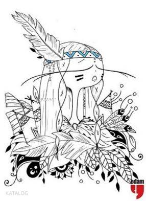 Muzi Tablo Boyama Serisi 2 Kızılderili | Müzeyyen Yılmaz | Edam (Eğiti