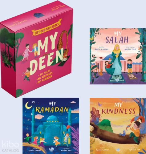 My Deen - İngilizce Benim İçin Seti (3 Pencereli Kitap) (Ciltli) | Rab