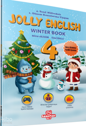 My Teacher Elt 4 Jolly English Winter Book | Mine Sezgin | My Teacher 