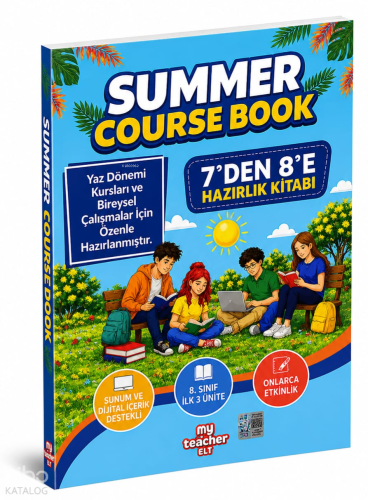 My Teacher Summer Course Book 7'den 8'e Hazırlık Kitabı