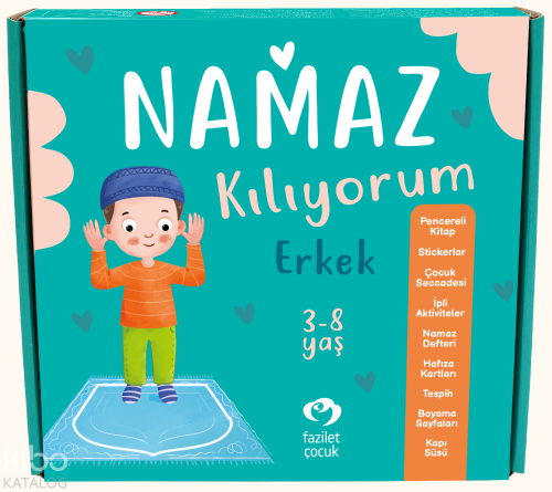 Namaz Kılıyorum Seti (Erkek) | Kolektif | Fazilet Çocuk Yayınları