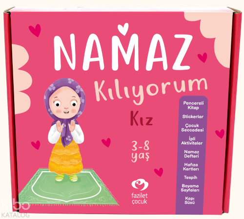 Namaz Kılıyorum Seti (Kız) | Kolektif | Fazilet Çocuk Yayınları